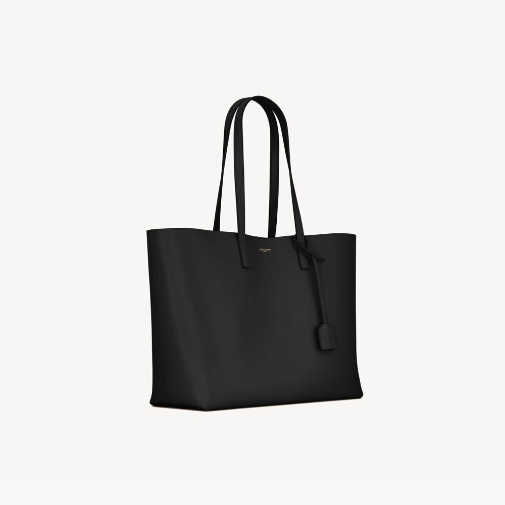 Saint Laurent Black Leather Tote Bag - Picture 6 of 7